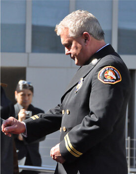 Memorial service at LAPD